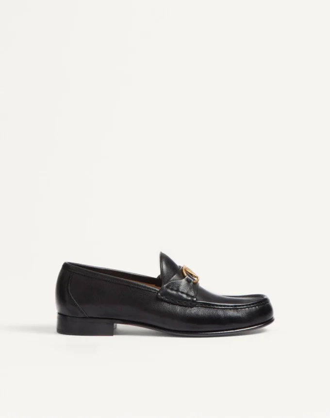 Mocasín VLogo Signature de piel de búfalo