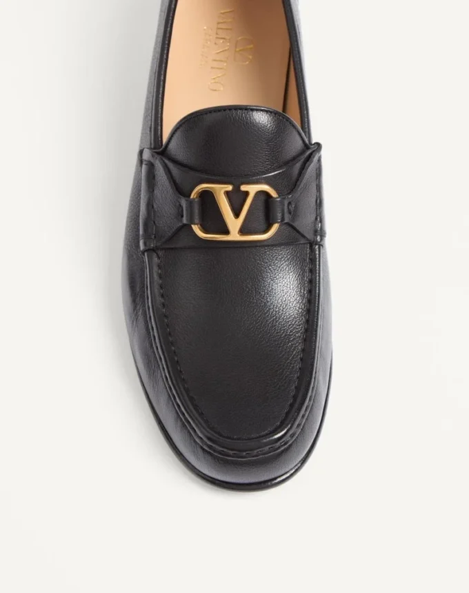 Mocasín VLogo Signature de piel de búfalo