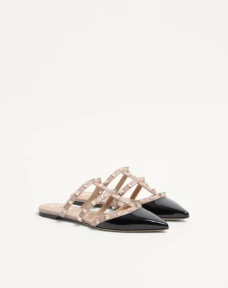 Mules Rockstud de charol