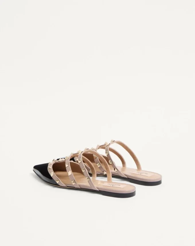 Mules Rockstud de charol