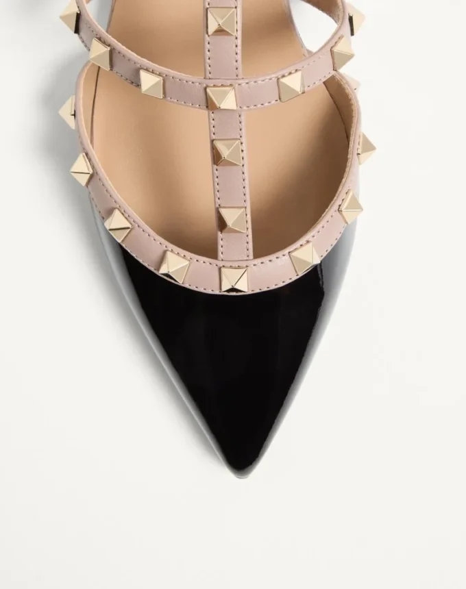 Mules Rockstud de charol
