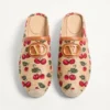 Mules Vlogo Signature con motivo Cherryfic de 25 mm