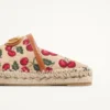 Mules Vlogo Signature con motivo Cherryfic de 25 mm