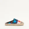 Mules Vlogo Signature en lona Optical Pois de 25 mm