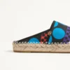 Mules Vlogo Signature en lona Optical Pois de 25 mm