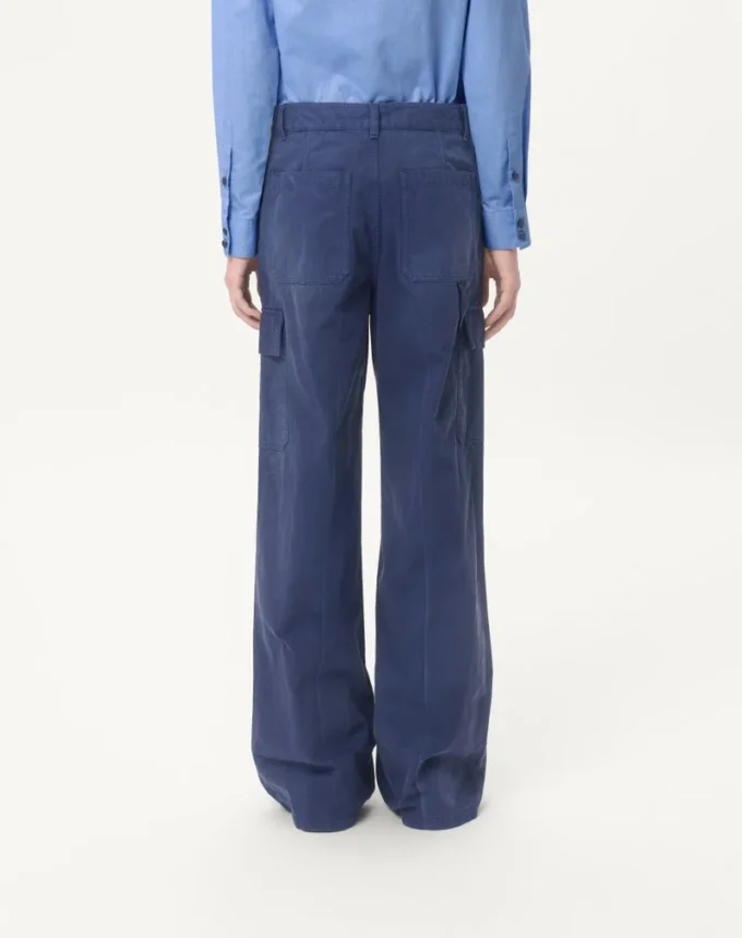 Pantalones cargo de denim