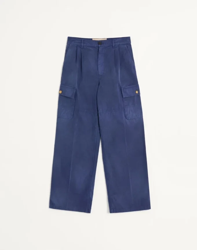 Pantalones cargo de denim