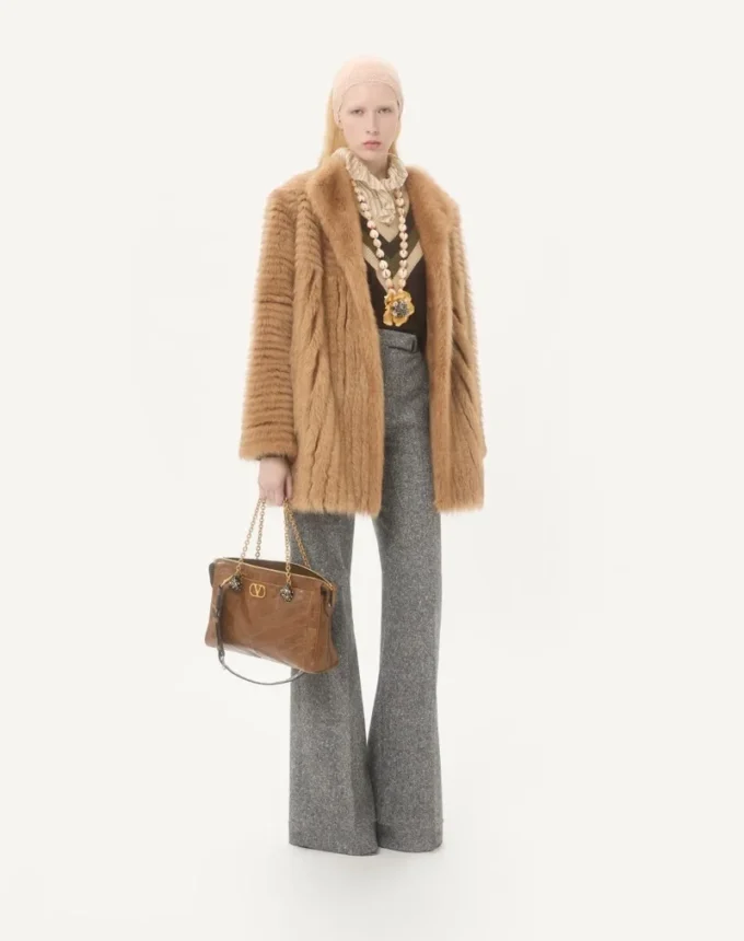 Pantalones con botones Natté Pantalones con botones Natté