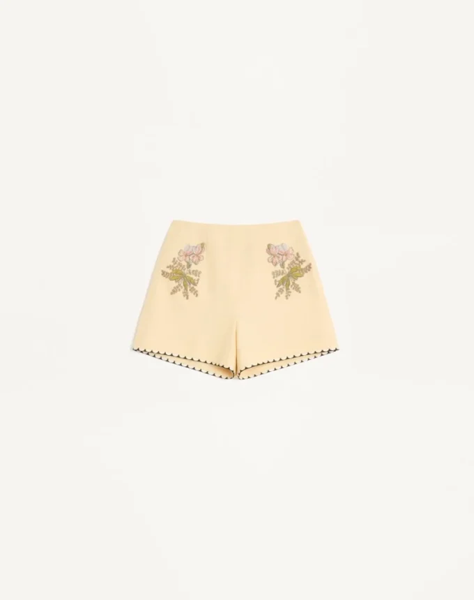 Pantalones cortos bordados