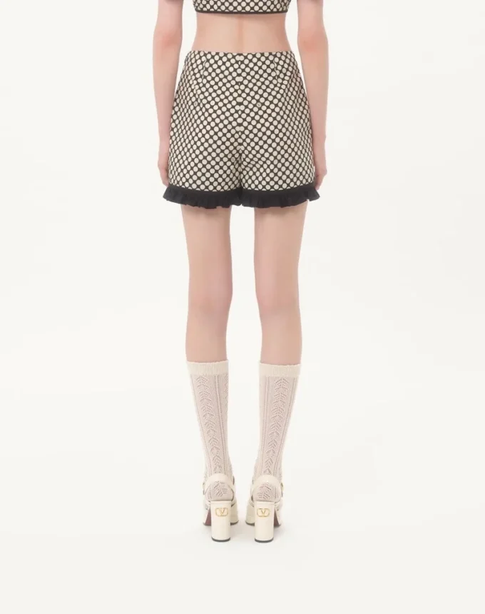 Pantalones cortos de popelín con estampado Plus De Pois Pantalones cortos de popelín con estampado Plus De Pois