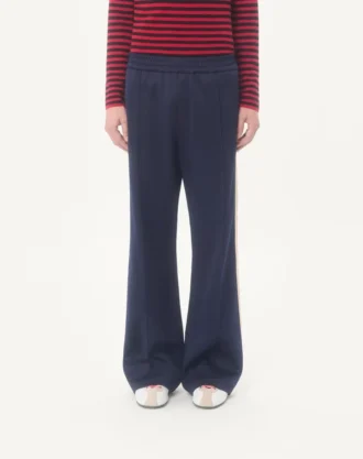 Pantalones de acetato Valentino con parche VLogo Pantalones de acetato Valentino con parche VLogo