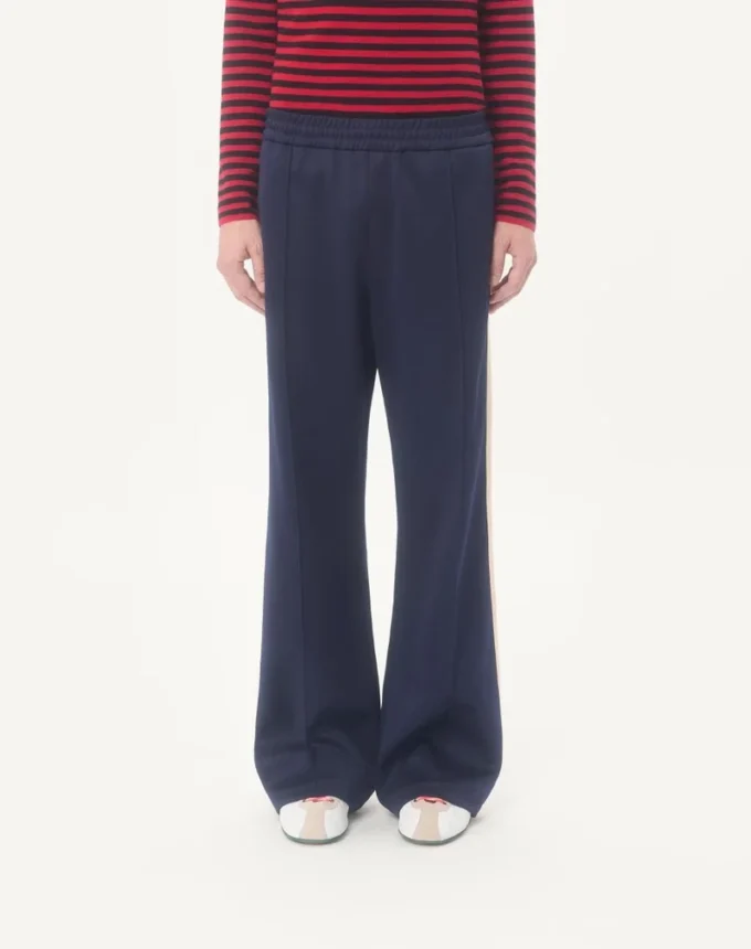 Pantalones de acetato Valentino con parche VLogo Pantalones de acetato Valentino con parche VLogo