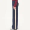 Pantalones de acetato Valentino con parche VLogo Pantalones de acetato Valentino con parche VLogo