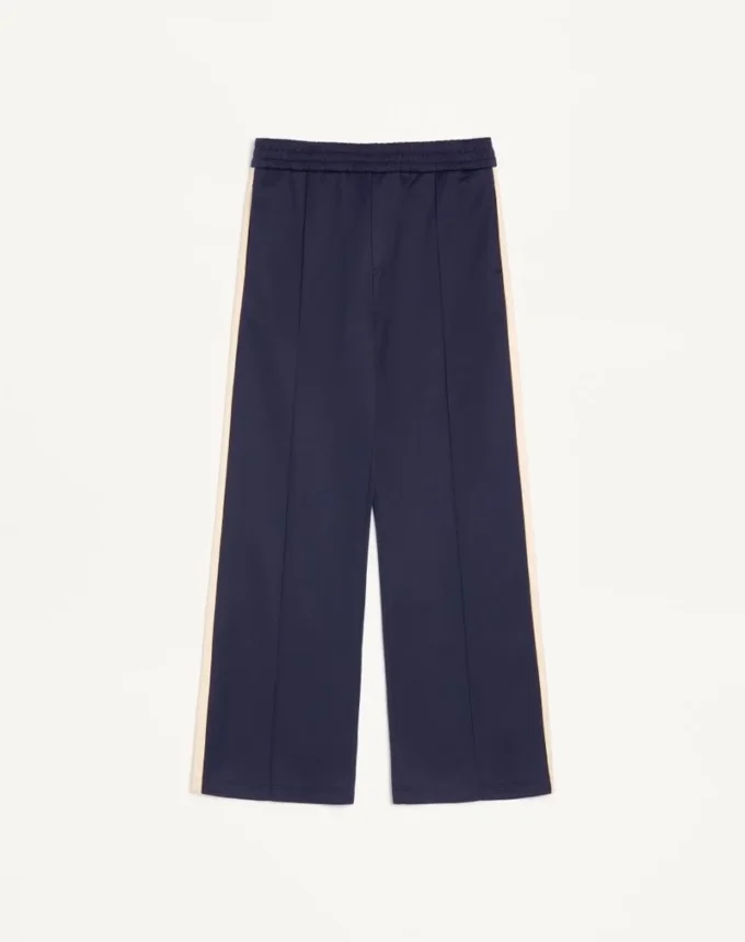 Pantalones de acetato Valentino con parche VLogo Pantalones de acetato Valentino con parche VLogo