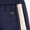 Pantalones de acetato Valentino con parche VLogo Pantalones de acetato Valentino con parche VLogo