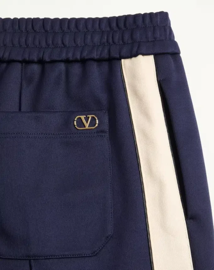 Pantalones de acetato Valentino con parche VLogo Pantalones de acetato Valentino con parche VLogo
