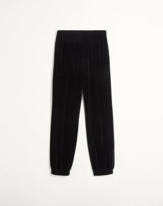 Pantalones de chenilla con parche Chez Valentino