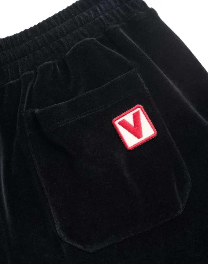 Pantalones de chenilla con parche Chez Valentino Pantalones de chenilla con parche Chez Valentino