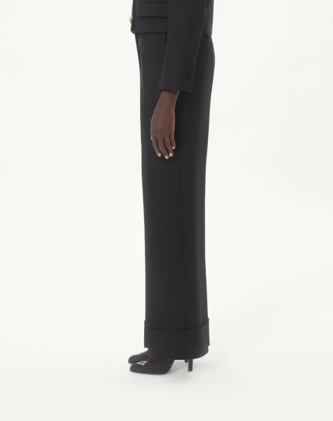 Pantalones de crepé Couture Pantalones de crepé Couture