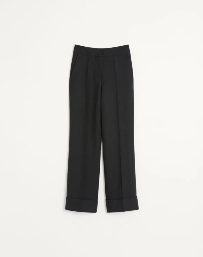 Pantalones de crepé Couture Pantalones de crepé Couture
