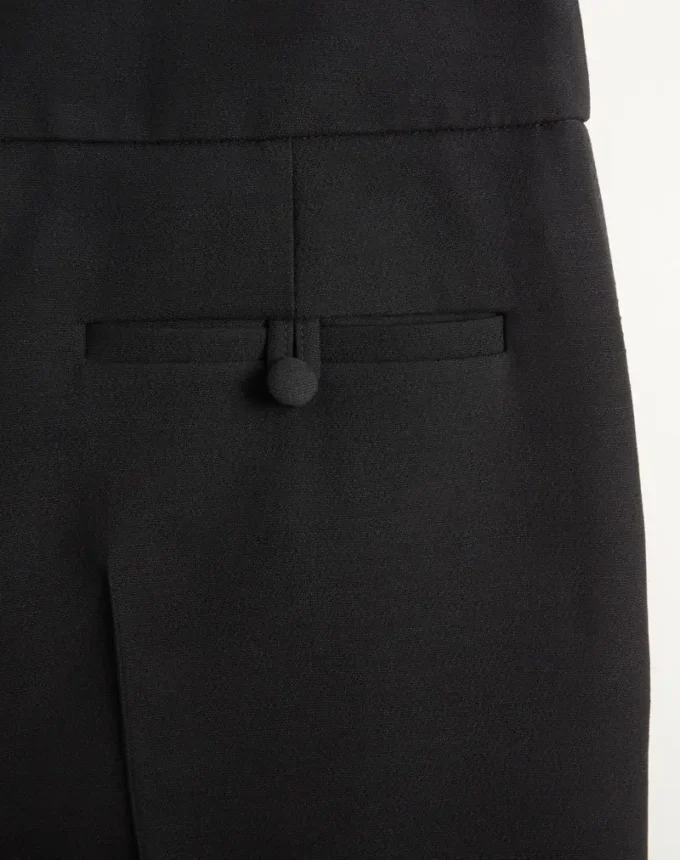 Pantalones de crepé Couture Pantalones de crepé Couture
