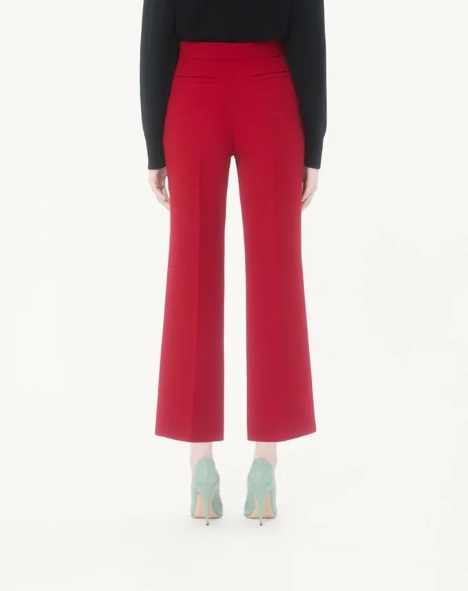 Pantalones de crepé de lana