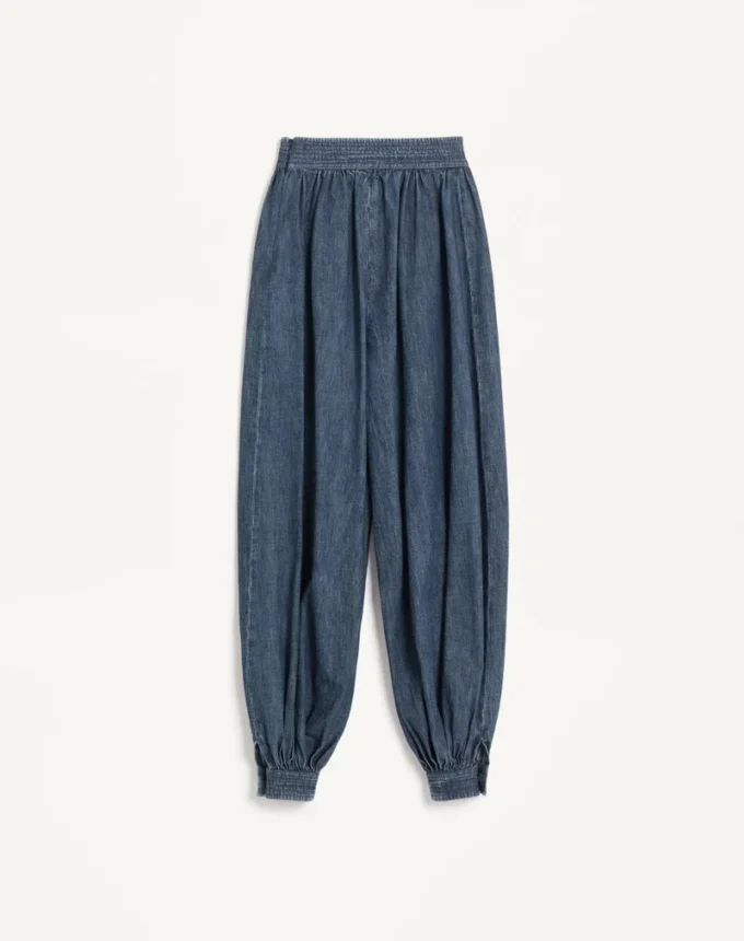 Pantalones de denim cambray Pantalones de denim cambray