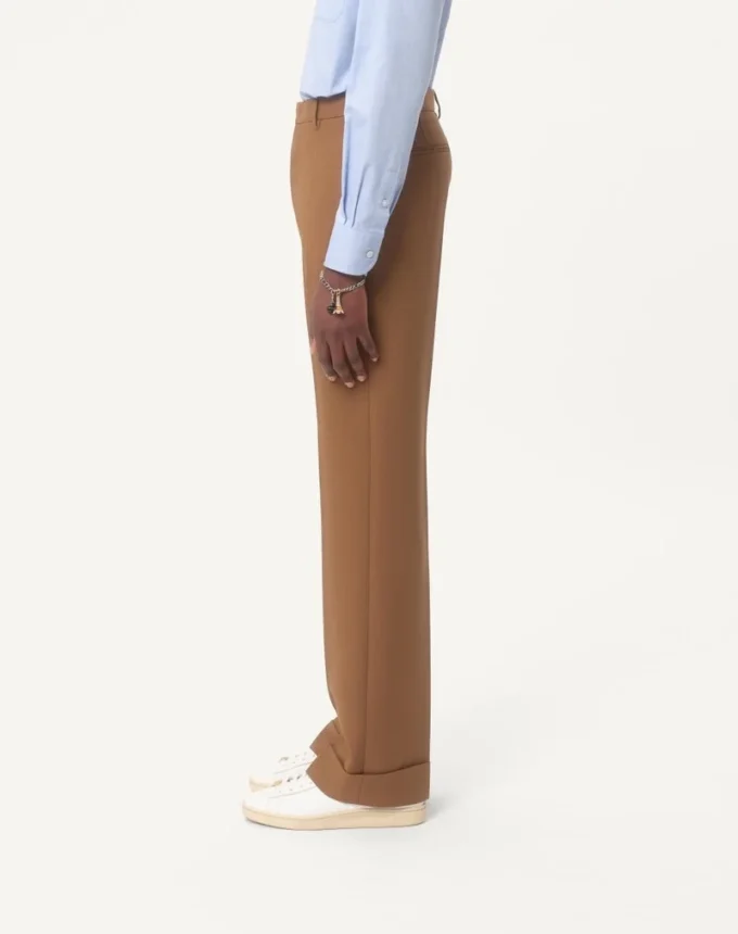 Pantalones de gabardina con puños de nailon Pantalones de gabardina con puños de nailon