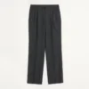 Pantalones de gabardina de lana Pantalones de gabardina de lana