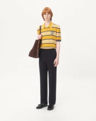 Pantalones de gabardina de lana