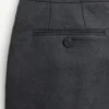 Pantalones de gabardina de lana Pantalones de gabardina de lana