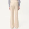 Pantalones de gabardina de lana Pantalones de gabardina de lana