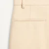 Pantalones de gabardina de lana con vueltas Pantalones de gabardina de lana con vueltas