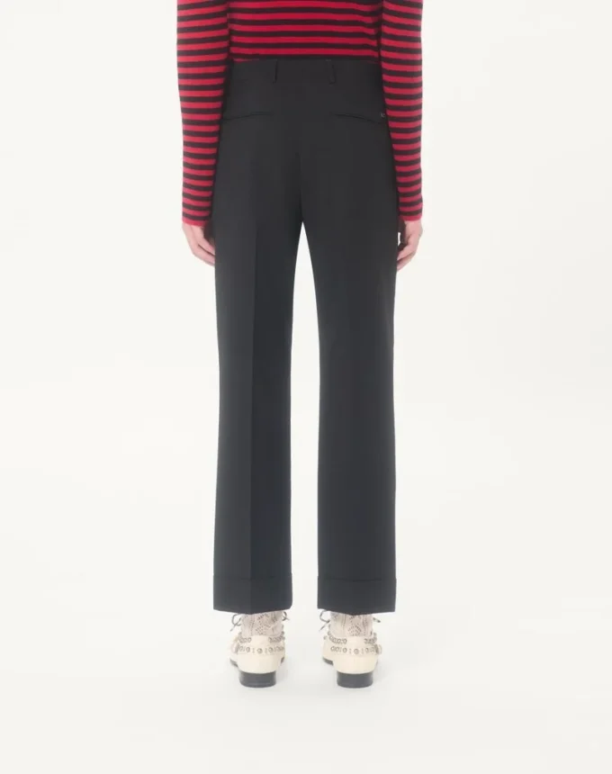 Pantalones de lana con puños de Valentino Pantalones de lana con puños de Valentino