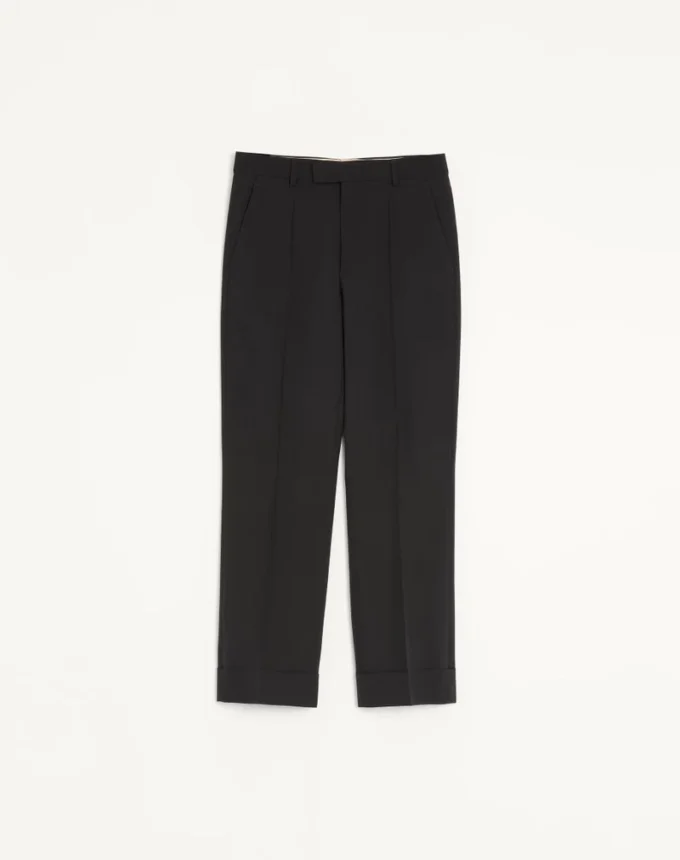Pantalones de lana con puños de Valentino Pantalones de lana con puños de Valentino