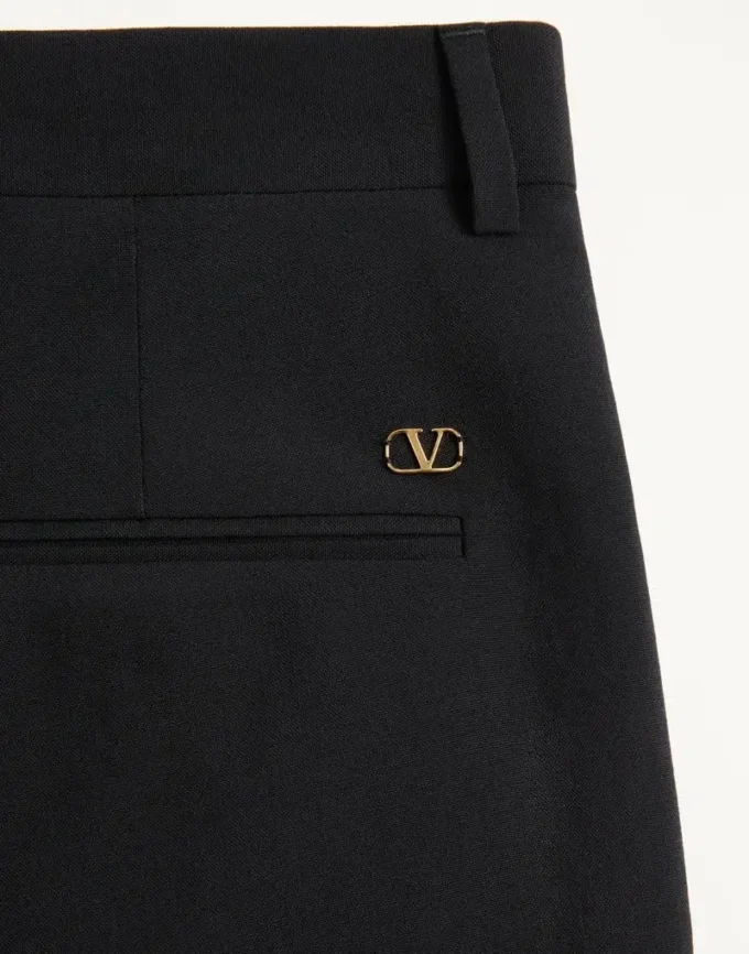 Pantalones de lana con puños de Valentino Pantalones de lana con puños de Valentino