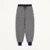 Pantalones de lana jacquard Toute La V Pantalones de lana jacquard Toute La V