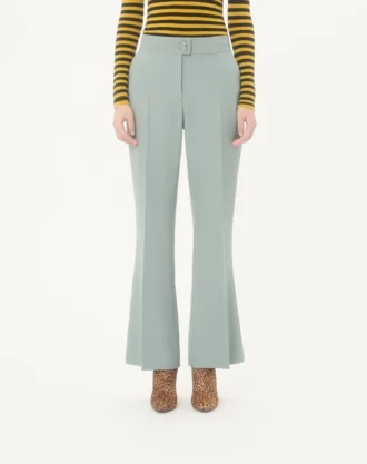 Pantalones de lana ligera diagonal Pantalones de lana ligera diagonal