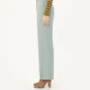 Pantalones de lana ligera diagonal Pantalones de lana ligera diagonal
