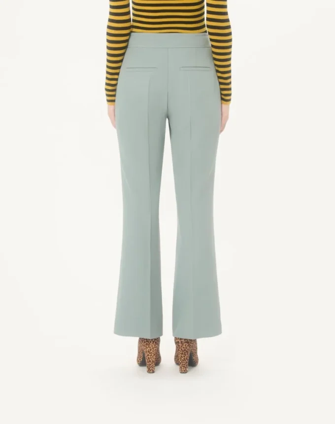 Pantalones de lana ligera diagonal Pantalones de lana ligera diagonal
