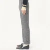Pantalones de lana Mouliné con puños de Valentino Pantalones de lana Mouliné con puños de Valentino
