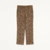 Pantalones de lana Valentino con estampado Glen Plaid y vueltas