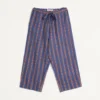 Pantalones de pijama de lino con estampado Voyage Imaginaire