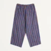 Pantalones de pijama de lino con estampado Voyage Imaginaire