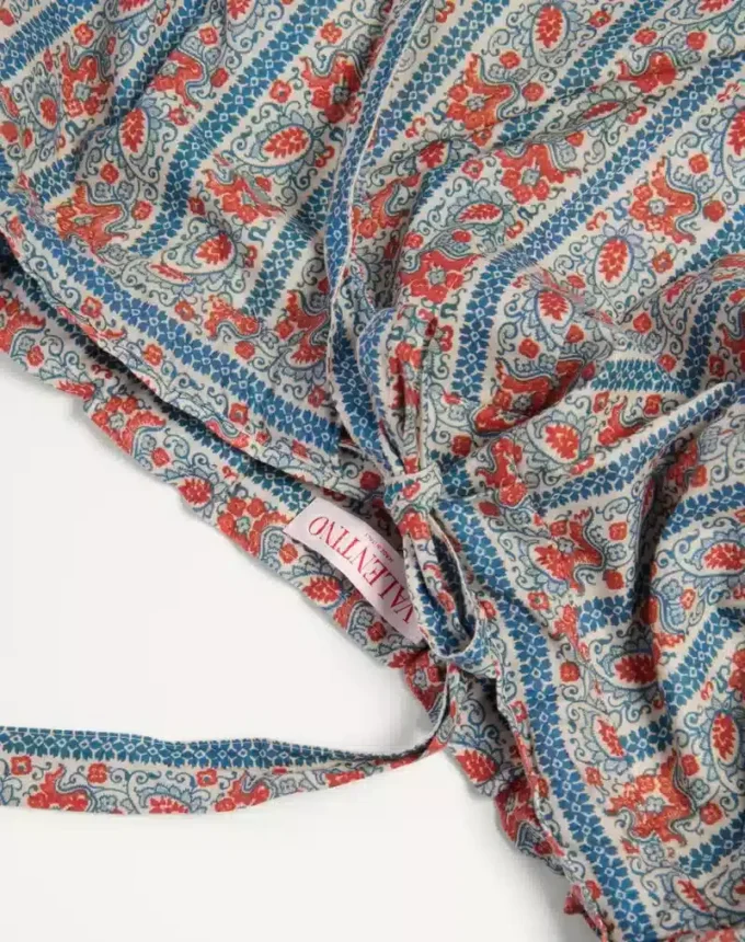 Pantalones de pijama de muselina de algodón con estampado Voyage Imaginaire Pantalones de pijama de muselina de algodón con estampado Voyage Imaginaire