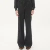 Pantalones de rayas diplomáticas de Valentino en lana y seda