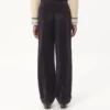 Pantalones de terciopelo de algodón y lino lavado