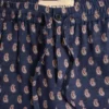 Pantalones ligeros de lino con vuelta y estampado Voyage Imaginaire