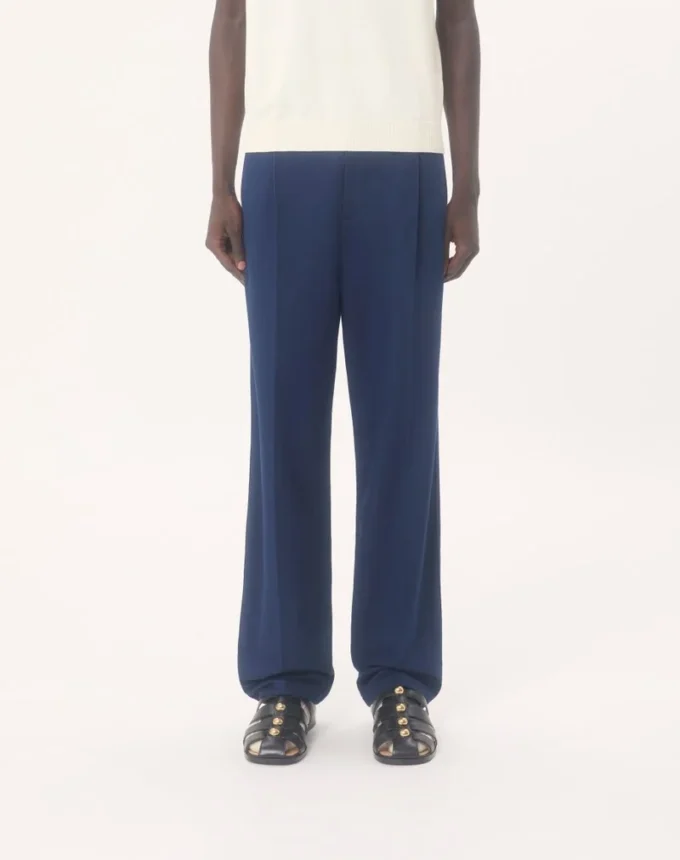 Pantalones Valentino de gabardina de algodón