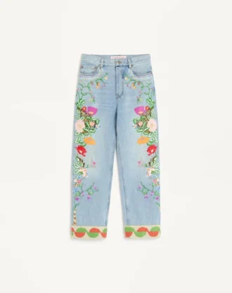 Pantalones vaqueros bordados